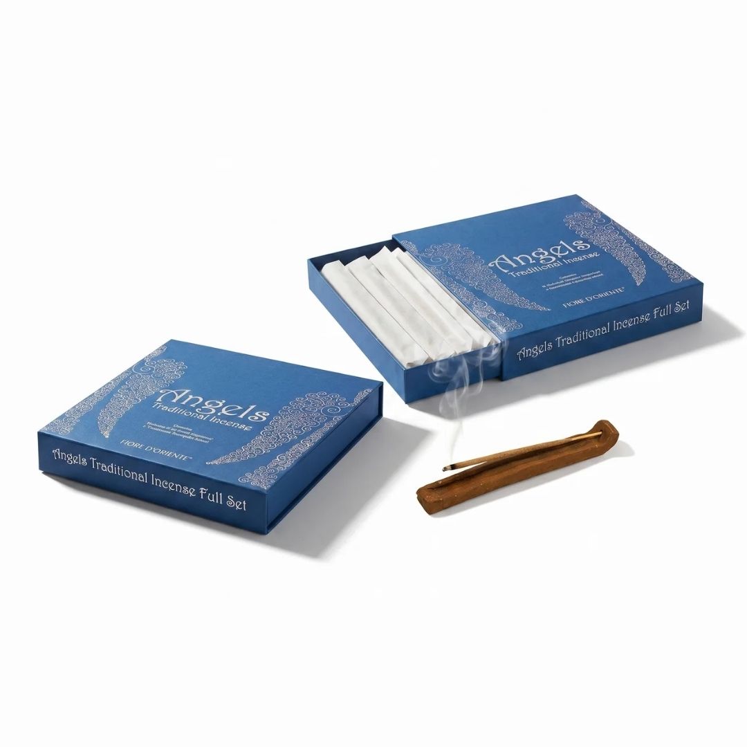 Angel Traditional Incense Full Set – 49 Bastoncini con Portaincensi Immagine principale del prodotto