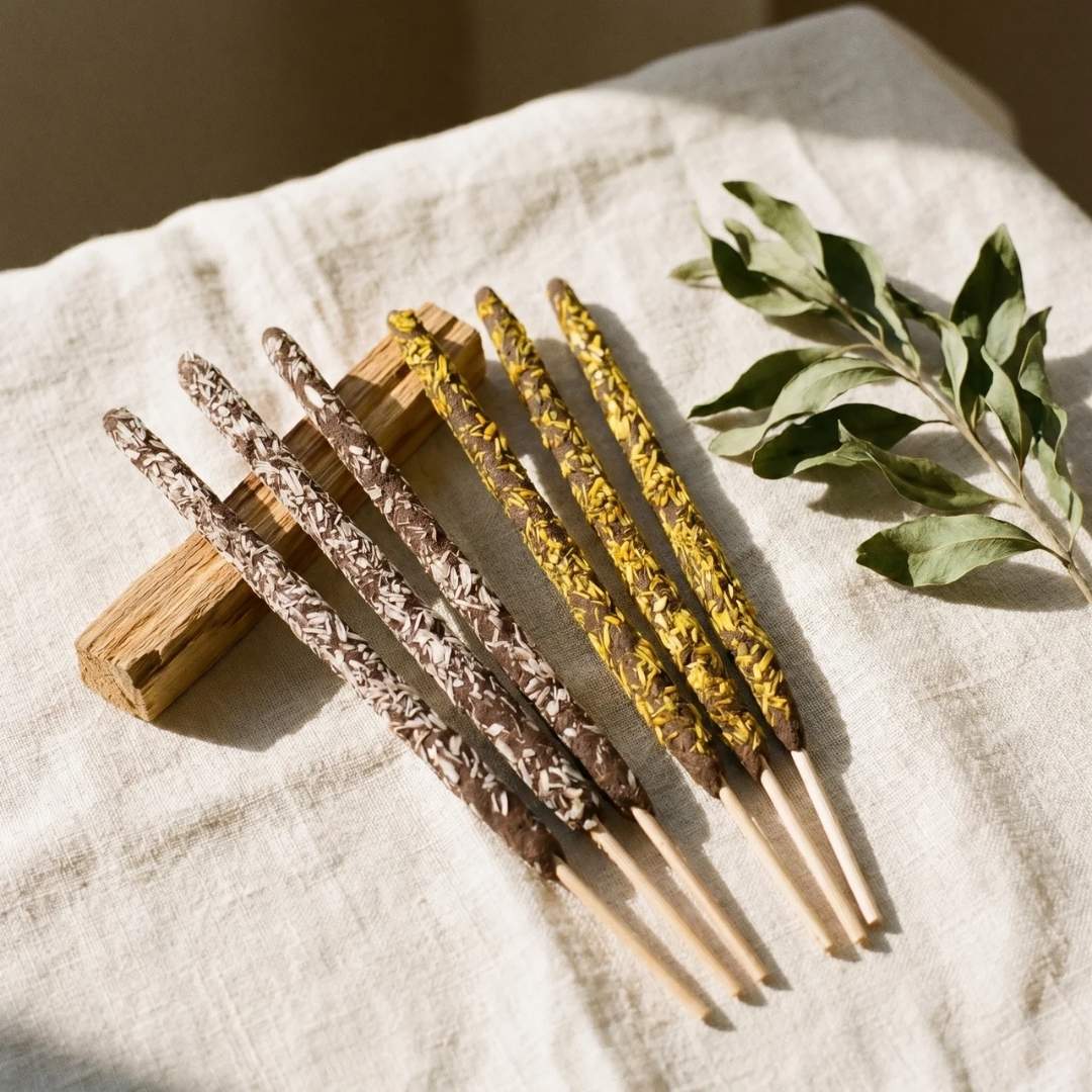 Box Smudge Sticks Sandalo & Palo Santo – 40 Pezzi 100% Naturali Certificati Immagine secondaria del prodotto