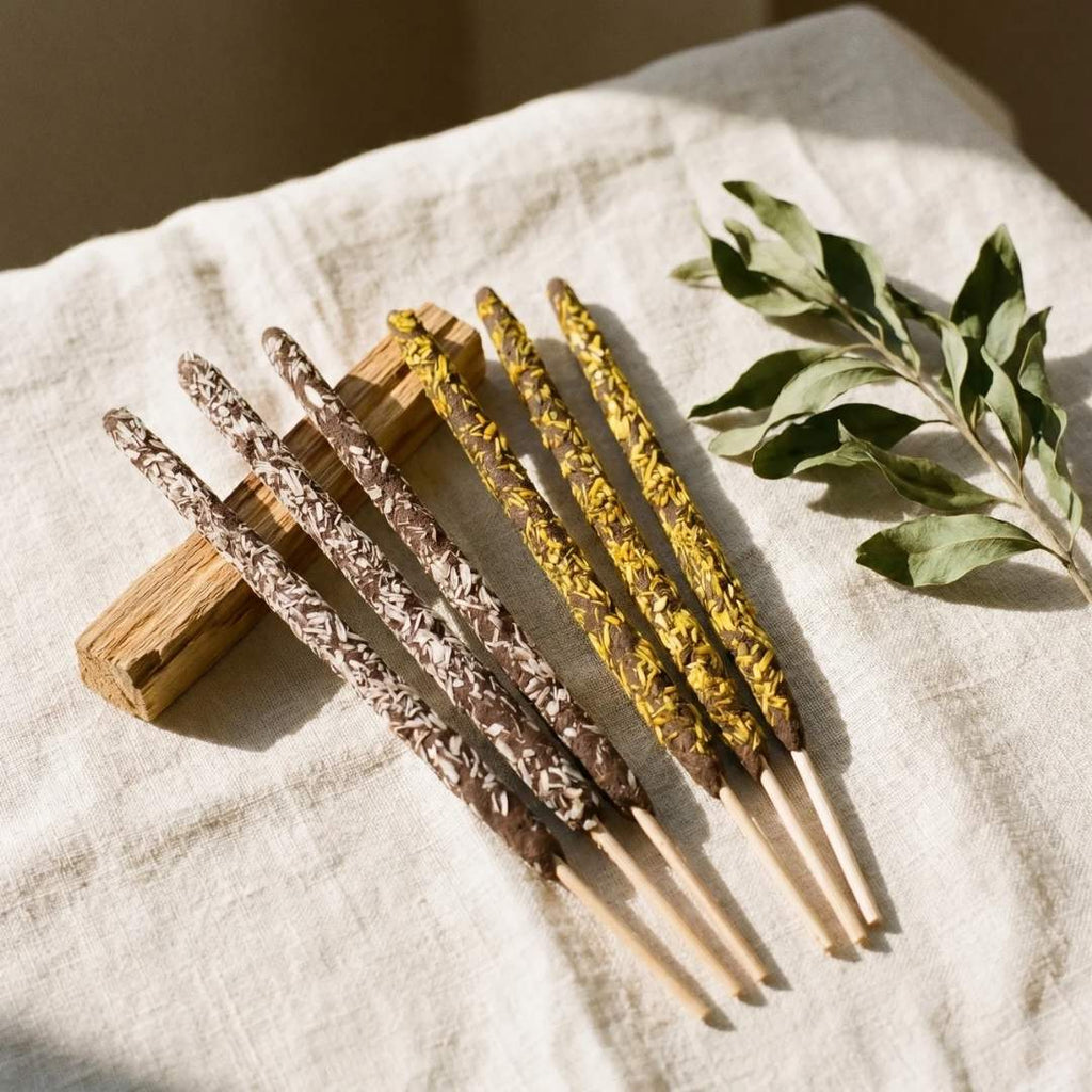 Box Smudge Sticks Sandalo & Palo Santo – 40 Pezzi 100% Naturali Certificati