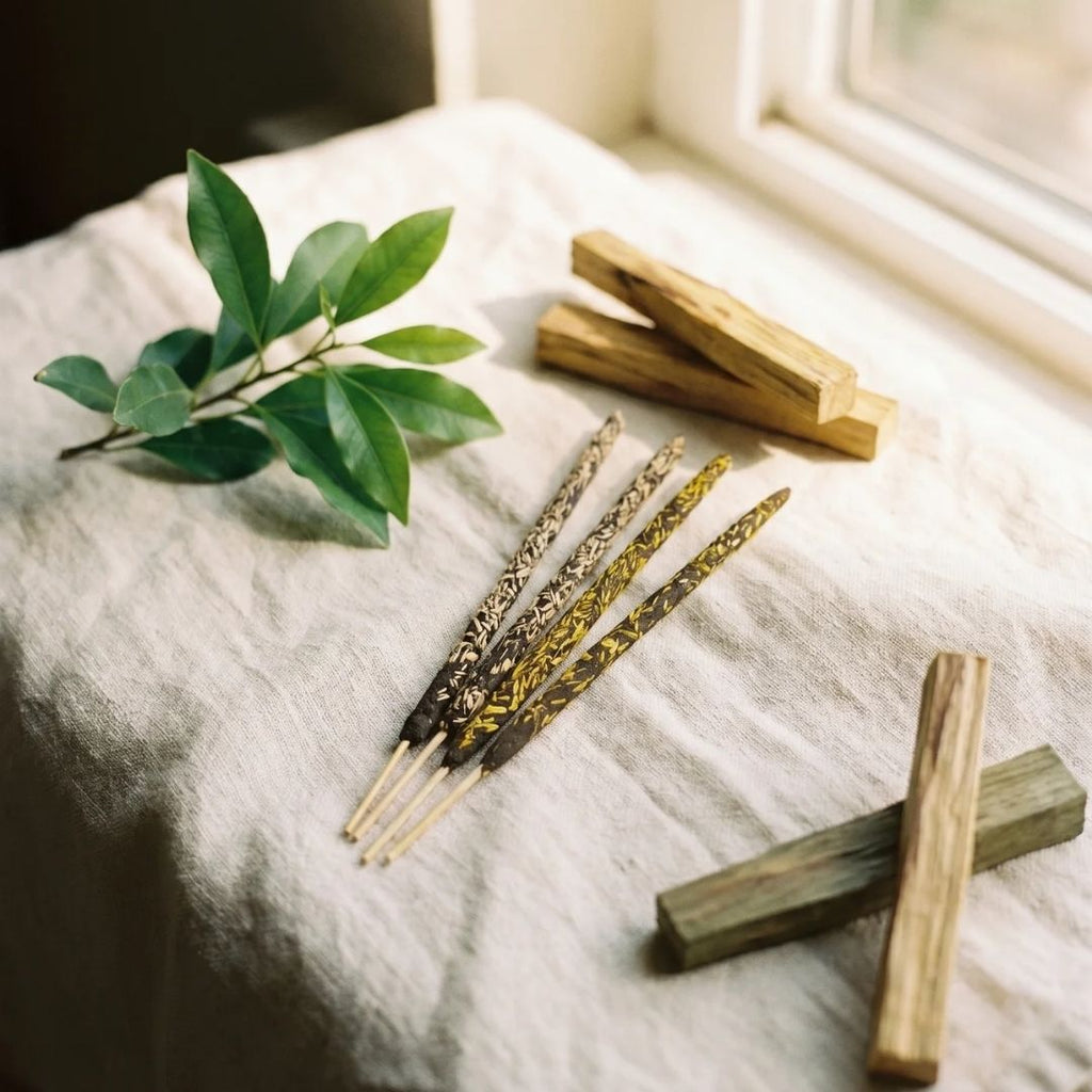 Box Smudge Sticks Sandalo & Palo Santo – 40 Pezzi 100% Naturali Certificati