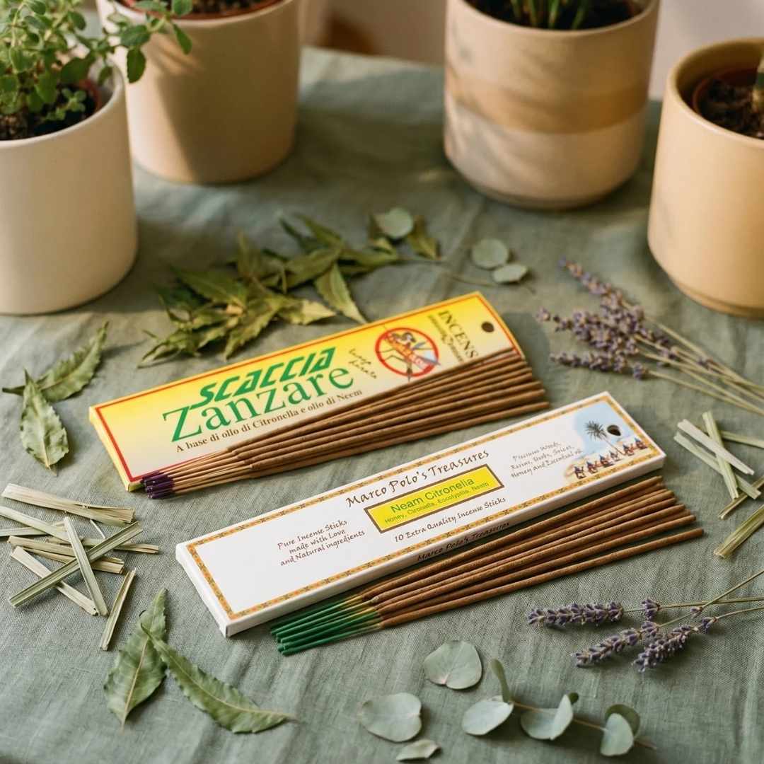 Marco Polo Räucherstäbchen 10 Stäbchen - Natürlicher Räucherstäbchen - Neem & Citronella Zweitbild