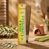 Carica l'immagine nel visualizzatore di Gallery, Incenso Naturale "Scacciazanzare" al Neem &amp; Citronella – 10 Stick Fatti a Mano