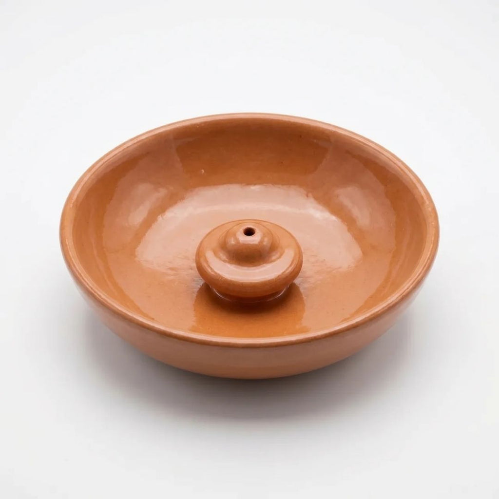 Portaincensi Piattino Smaltato Deruta – Ceramica Artigianale Dipinta a Mano