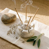 Upload the image to the Gallery viewer, Flower Incense Holder in Stone