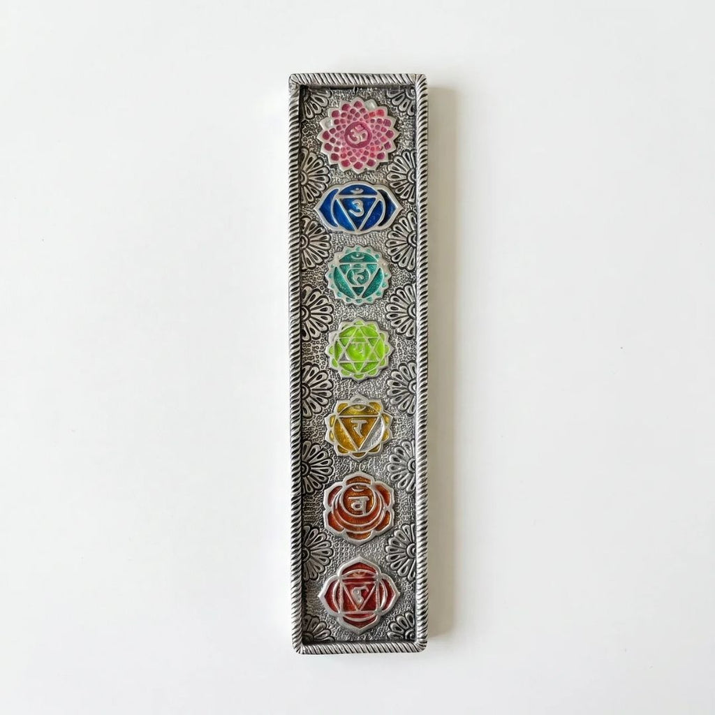Porta Incensi in alluminio - Chakra