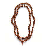 Upload the image to the Gallery viewer, Rudraksha Semi Vibrational Necklace - 108pcs 7mm