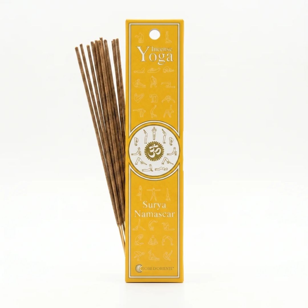 Yoga Incense – Surya Namaskar | Incenso Naturale al Miele, 10 Sticks