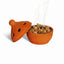 Brucia Resina in Terracotta "Temple" – Fatto a Mano in India