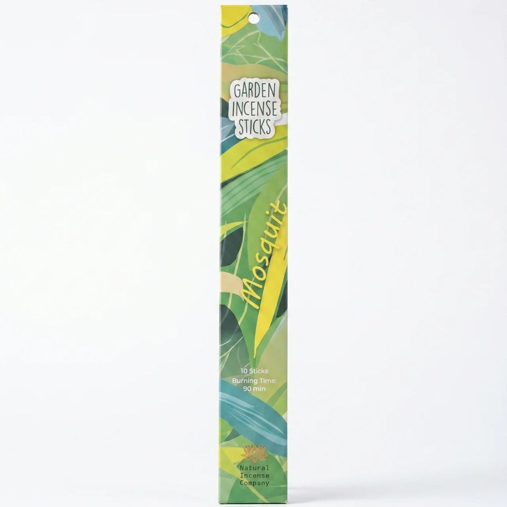 Incensi Naturali Antizanzare Neem & Citronella 40 cm – 10 Stick  da 90 minuti