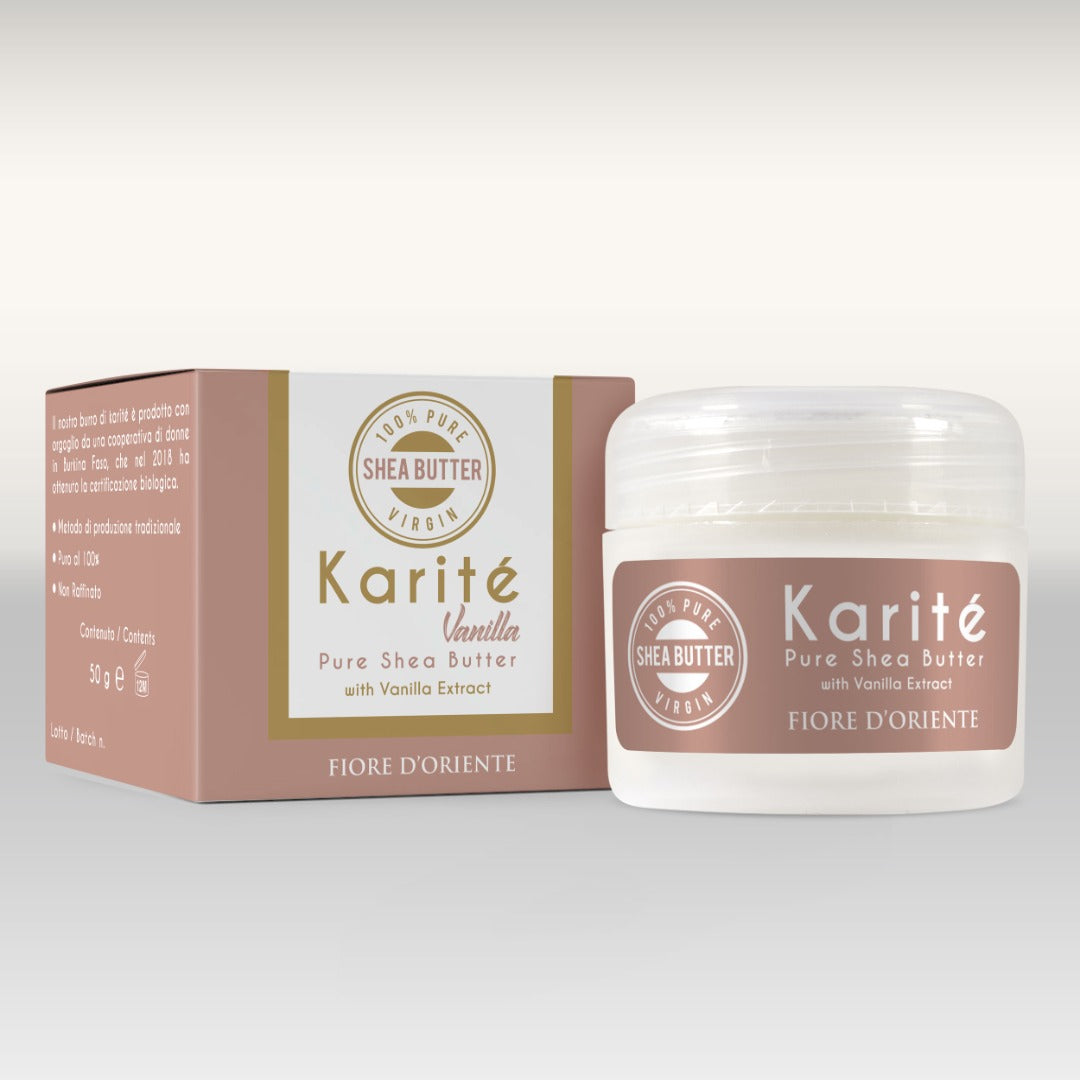 Burro di Karité Puro 100% Non Raffinato con Olio Essenziale di Vaniglia Immagine principale del prodotto