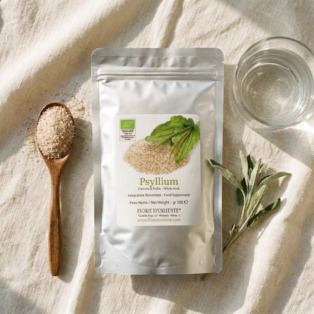 Psyllium Cuticola Bio 200g - Polvere di Fibra Solubile Pura al 100% Immagine secondaria del prodotto
