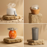 Carica l&#39;immagine nel visualizzatore di Gallery, AromaLuxe – Diffusore Oli Essenziali Senza Fili in Alluminio Nero