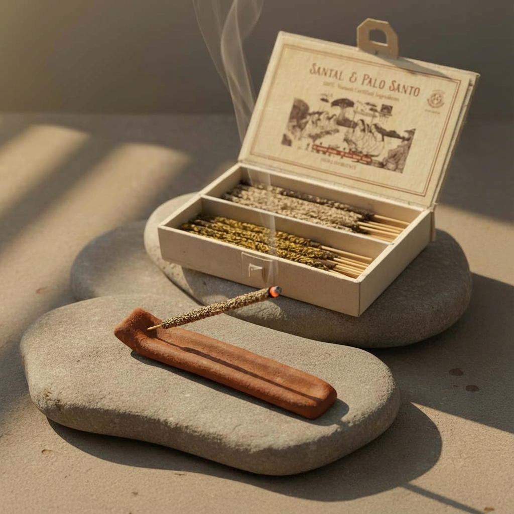 Box Smudge Sticks Sandalo & Palo Santo – 40 Pezzi 100% Naturali Certificati