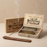 Laden Sie das Bild in den Galerie-Viewer, Chakra Räucherstäbchen, 3 Stäbchen X 7 Düfte - Natürliche Räucherstäbchen -