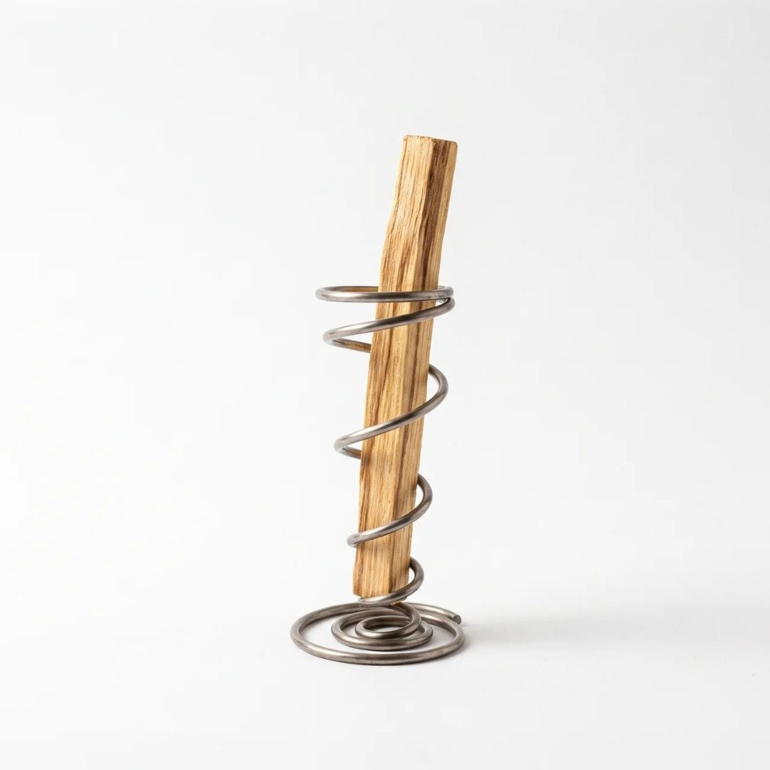 Supporto a Spirale in Acciaio per Palo Santo – Piccolo Main image
