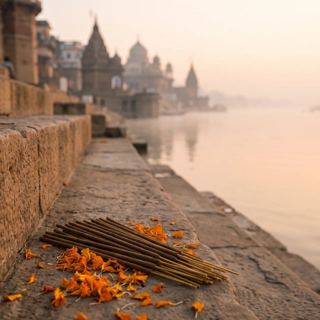 Natural fiore d'oriente incense sticks in India
