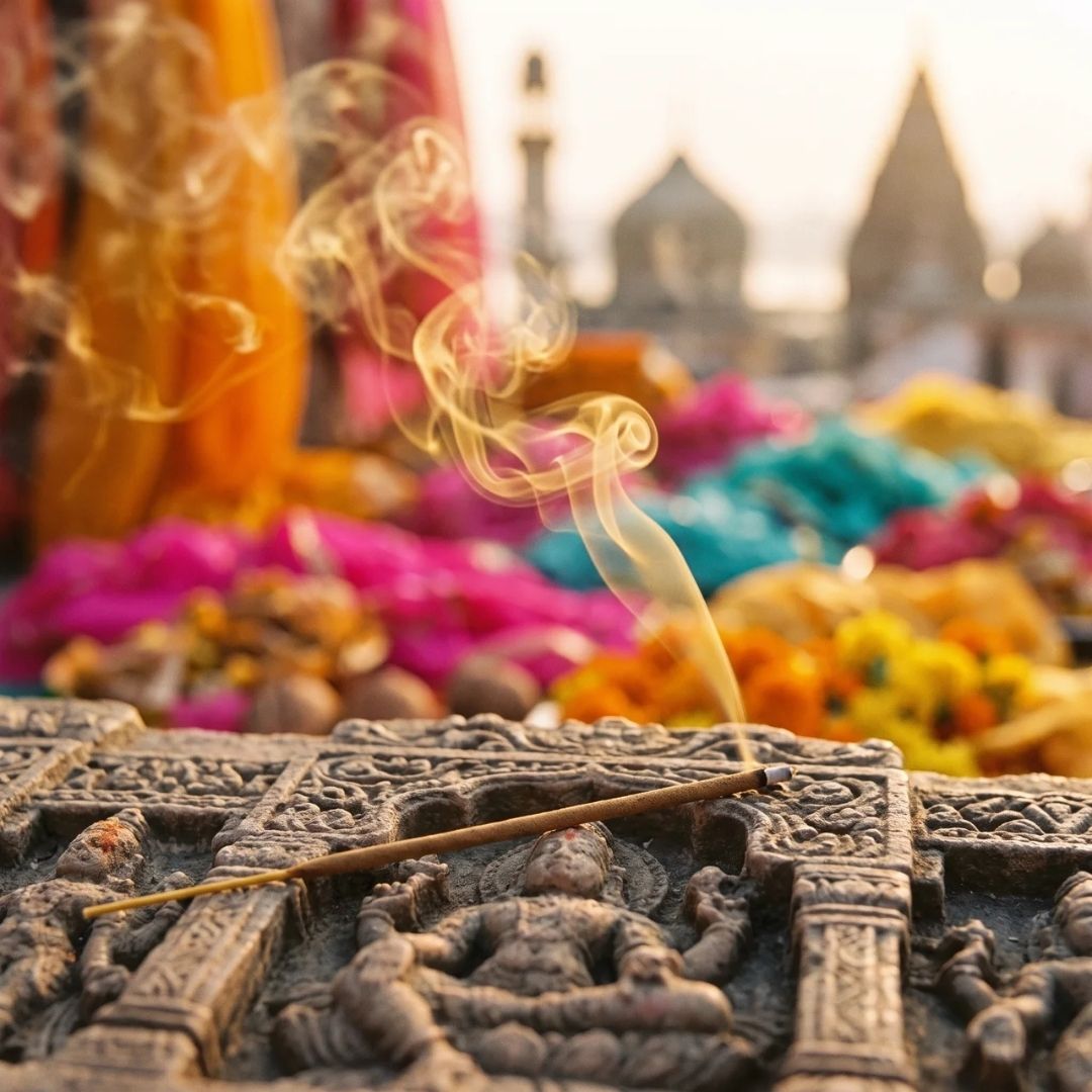 Incensi naturali fiore d'oriente fatti a mano in india