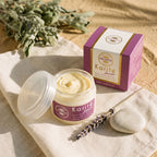 Burro di Karité Puro 100% Non Raffinato con Olio Essenziale di Lavanda Biologico