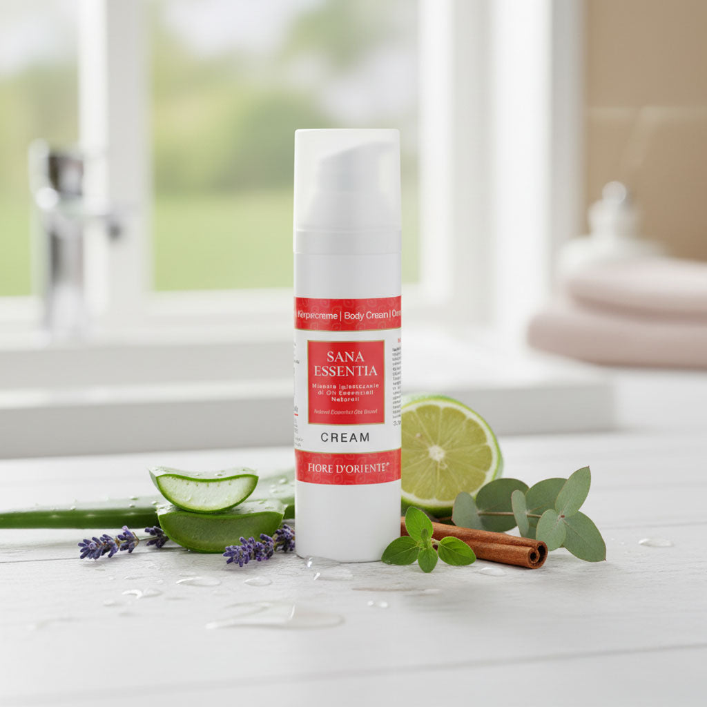 Sana Essentia - Crema Corpo Igienizzante con Tea Tree e Aloe
