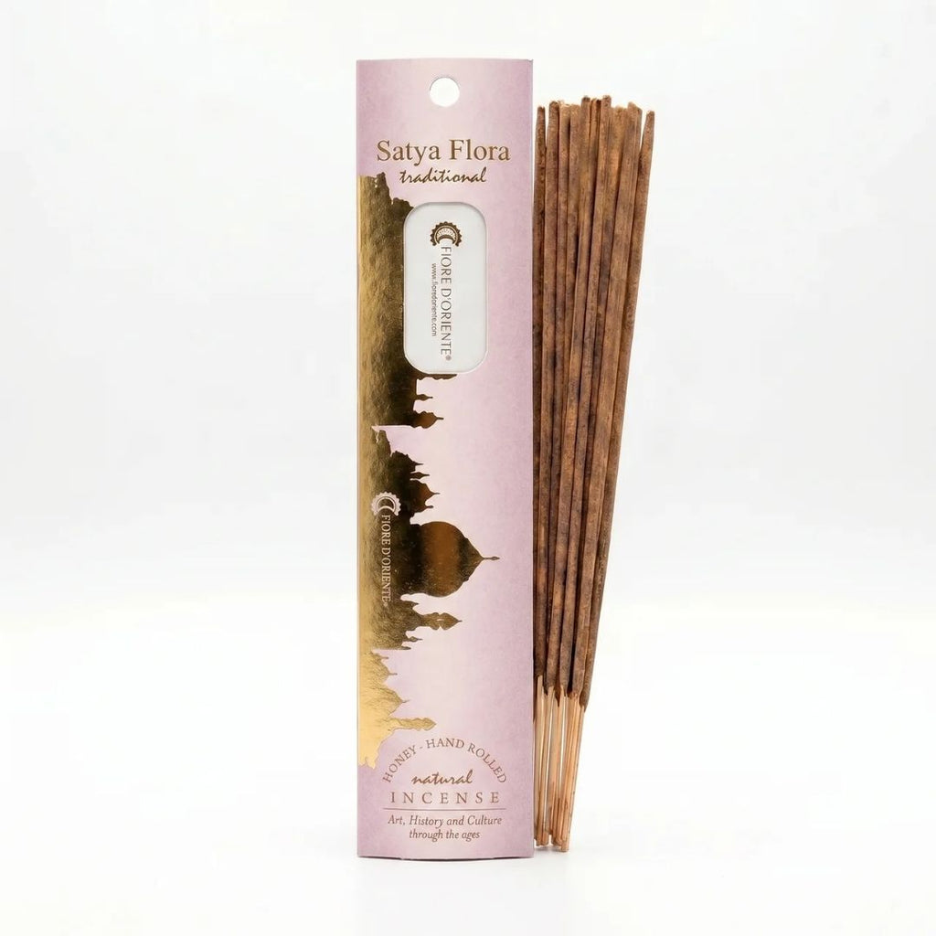 Fiore d'Oriente – Traditional Satya Flora Natural Incense Sticks Handmade in India