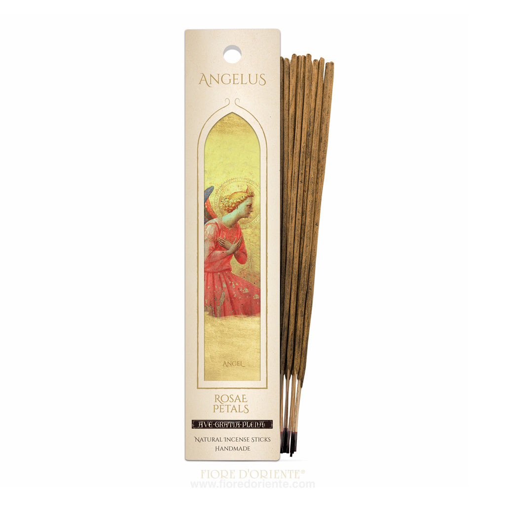 Incensi Angelus – Rosae Petals, Incenso Naturale Artigianale