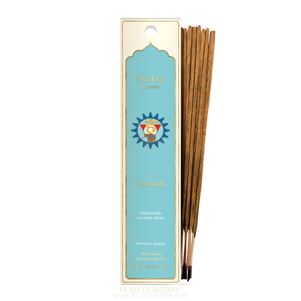 20 Sticks Chakra Incense - Vishudda - Incenso Naturale