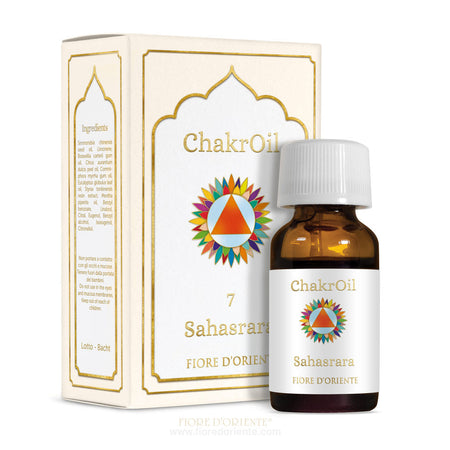 Fiore D'Oriente Olio Essenziale Per Chakra 2° Swadisthana - 10 Ml - Bio, Con Olio Di Jojoba - Colore Arancione