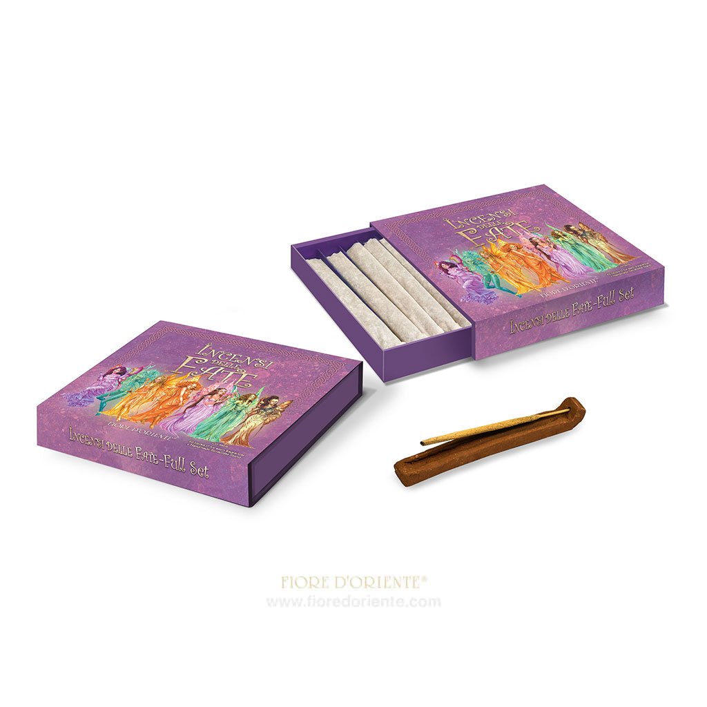 Incensi delle Fate Full Set - 49 Stick + Portaincenso in Terracotta - Incensi Naturali