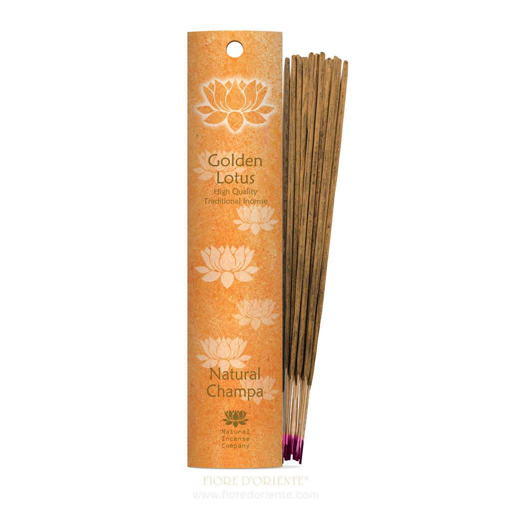 Natural Champa Golden Lotus – Incenso Naturale