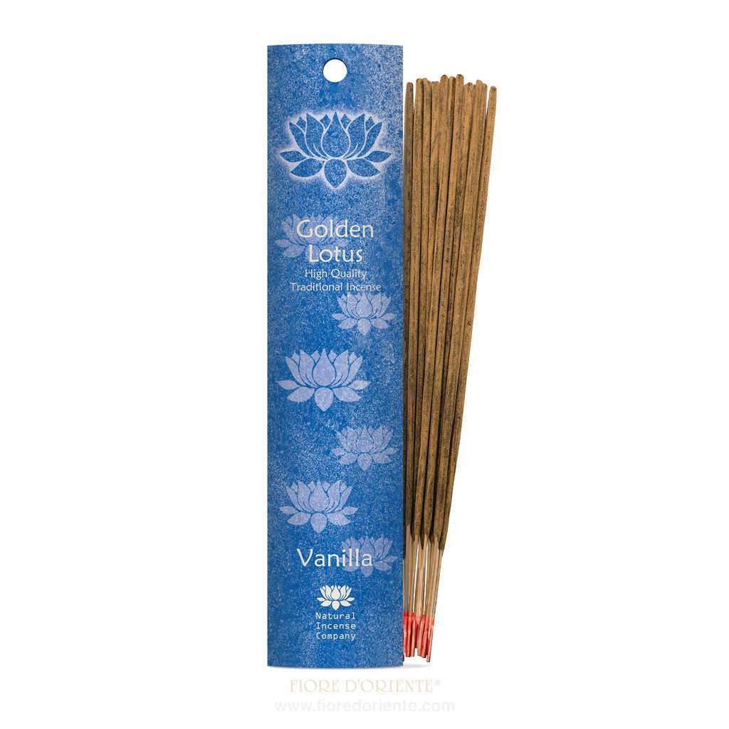 Natürlicher Weihrauch - Vanille Goldener Lotus Hauptbild