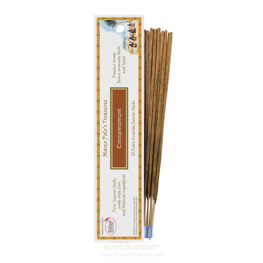 Marco Polo Räucherstäbchen 10 Stäbchen - Natürlicher Räucherstäbchen - Zimt Hauptbild