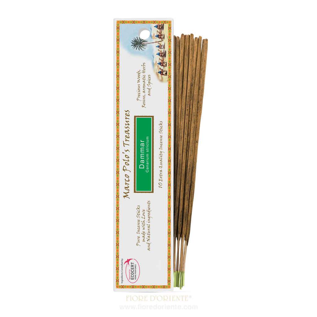 Marco Polo Incensi 10 Sticks - Incenso Naturale - Dammar