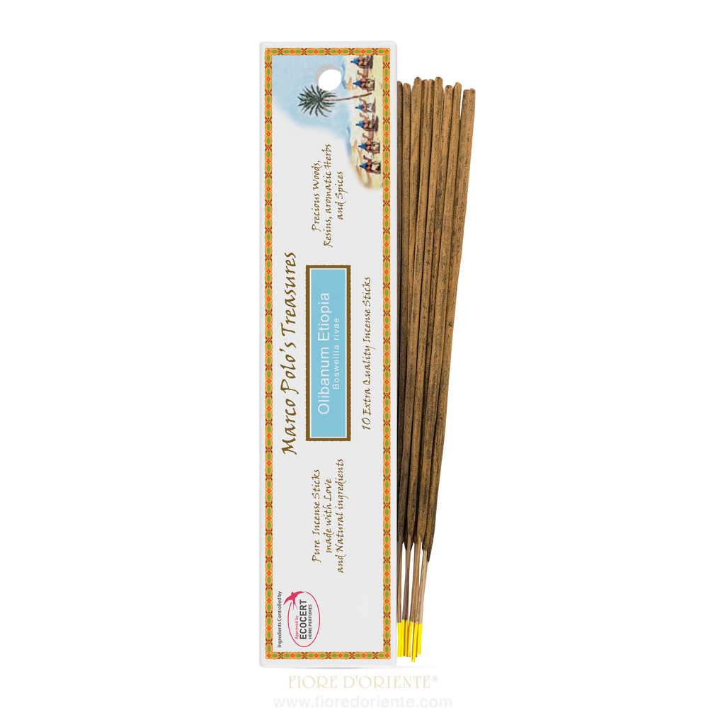 Marco Polo Räucherstäbchen 10 Stäbchen - Natürlicher Räucherstäbchen - Olibanum Äthiopien Hauptbild