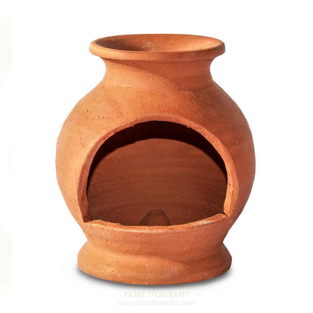 Vasenförmiger Räucherstäbchenhalter – Handgefertigte Keramik 9 x 7 cm Zweitbild